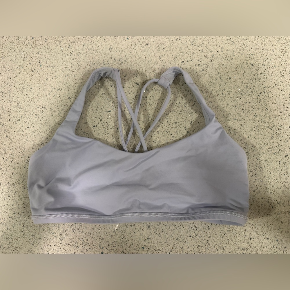 Lululemon Athletica Lavender Gray Sports Bra XS